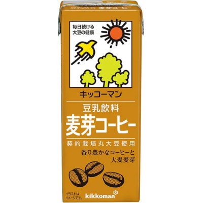 キッコーマンソイフーズ麦芽コーヒー200ml×36本【配送不可地域：離島・沖縄県】【1389483】