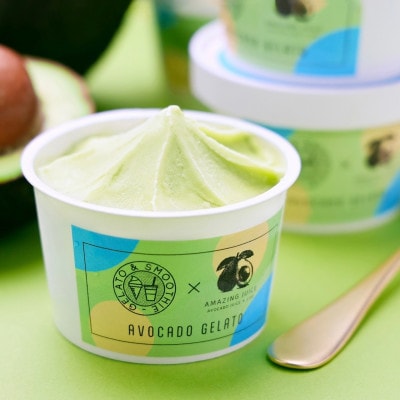 アボカドジェラート4個入BOX【配送不可地域：離島・沖縄県】【1581405】