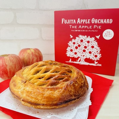 りんご園で焼いた ぜいたくアップルパイ 1ホール【配送不可地域：離島・沖縄県】【1605392】
