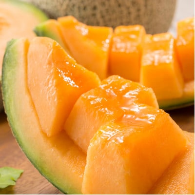 【令和5年 品質優良賞受賞】茨城県旭村産クインシーメロン(赤肉) 特秀2玉【配送不可地域：離島・沖縄県】【1691511】