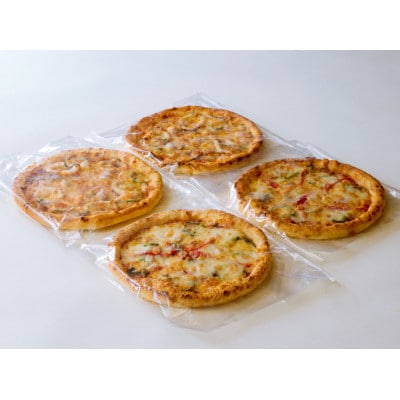 グルービーの冷凍ピザ4枚セット【ミックス2枚・シーフード2枚】【配送不可地域：離島・沖縄県】【1624119】