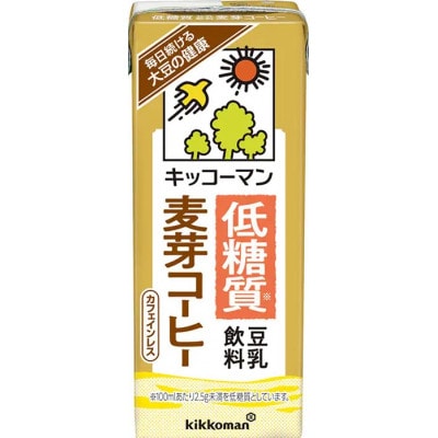 キッコーマンソイフーズ低糖質　 豆乳飲料麦芽コーヒー 200ml×36本【配送不可地域：離島・沖縄県】【1389486】