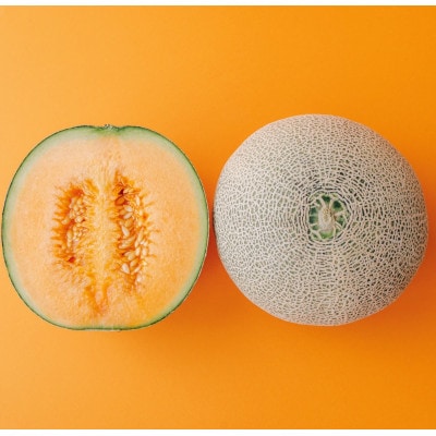 厳選クインシーメロン　3L【2玉】赤肉【配送不可地域：離島・沖縄県】【1644839】