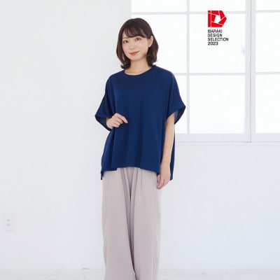 モーハウスの防災授乳服(吸水速乾Tシャツ)(ネイビー)【配送不可地域：離島・沖縄県】【1590253】