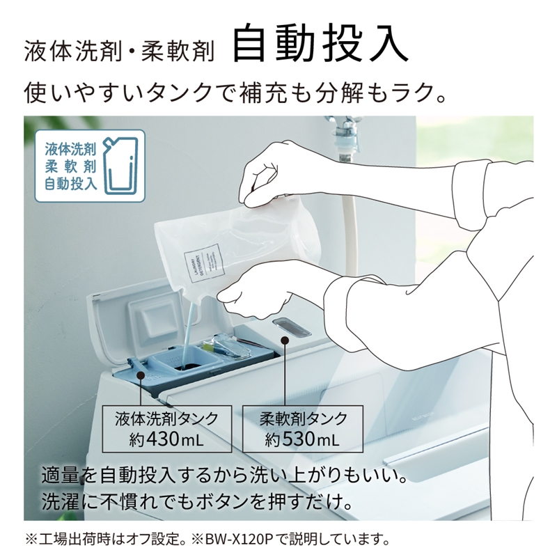 【日立全自動洗濯機ビートウォッシュ】BW-X100P(Ｗ)【 HITACHI 日立 家電 茨城県 日立市 】