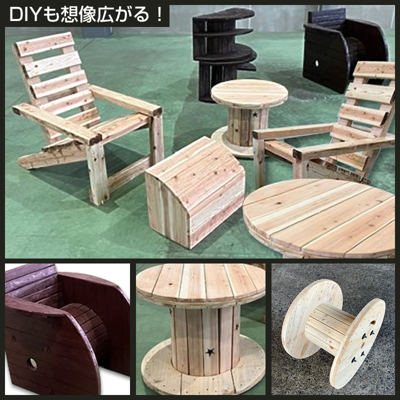 新規木製ドラム（大）【 茨城県 日立市 】