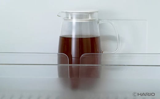 HARIO レンジでかんたん麦茶ポット むぎちゃん（ホワイト） [XMP-1000-W] | 耐熱 ガラス HARIO ハリオ 食器 器 キッチン 日用品 キッチン用品 日本製 おしゃれ かわいい 便利 簡単 食洗器可 電子レンジ可 お茶 麦茶 贈答 プレゼント ギフト _FU42　※離島への配送不可