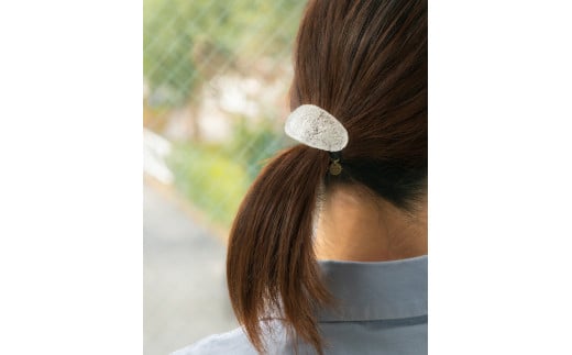 HARIO ヘアゴム「トゥインクル」シリーズ［HAA-TW-H］｜耐熱 ガラス アクセサリー ハリオ ランプワークファクトリー 職人 繊細 フォーマル カジュアル きれいめ おしゃれ 20代 30代 40代 贈答 プレゼント ギフト 贈り物 お祝 ご褒美 記念品 _EB17