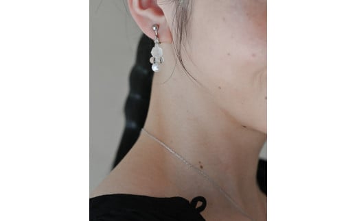 HARIO イヤリング グレアFP HAFP-GL-E｜耐熱 ガラス アクセサリー ハリオ 職人 繊細 フォーマル カジュアル きれいめ おしゃれ 20代 30代 40代 贈答 プレゼント ギフト 贈り物 お祝 ご褒美 記念品 _FU04 ※離島への配送不可