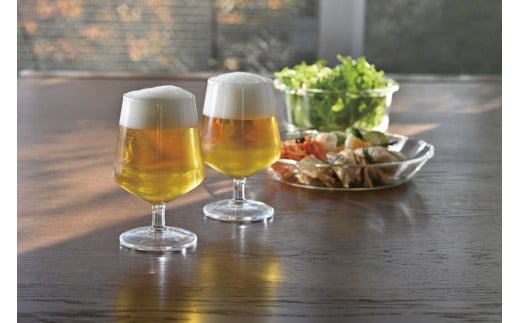 HARIO 耐熱ビアゴブレット 2個セット［HBG-3524］｜ハリオ 耐熱 ガラス 食器 器 キッチン 日用品 キッチン用品 日本製 おしゃれ かわいい ビール用 グラス ビアゴブレット ビール 食洗器可 電子レンジ可 ホットドリンク_EB01