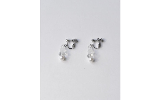 HARIO イヤリング グレアFP HAFP-GL-E｜耐熱 ガラス アクセサリー ハリオ 職人 繊細 フォーマル カジュアル きれいめ おしゃれ 20代 30代 40代 贈答 プレゼント ギフト 贈り物 お祝 ご褒美 記念品 _FU04 ※離島への配送不可