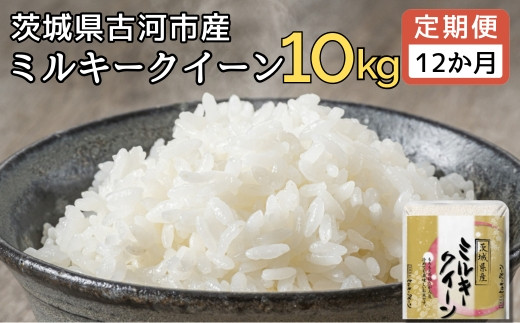 【定期便 12か月】【新米】令和7年産 古河市産ミルキークイーン 10kg(5kg×2袋) | 米 こめ コメ みるきーくいーん 単一米 国産 産地直送 茨城県 古河市 _DP95
