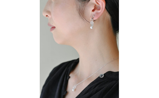 HARIO イヤリング グレアFP HAFP-GL-E｜耐熱 ガラス アクセサリー ハリオ 職人 繊細 フォーマル カジュアル きれいめ おしゃれ 20代 30代 40代 贈答 プレゼント ギフト 贈り物 お祝 ご褒美 記念品 _FU04 ※離島への配送不可