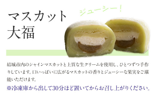 和菓子 シャインマスカット大福 ゆでまんじゅう カフェオレ大福 15個入  富士峰菓子舗《90日以内に出荷予定(土日祝除く)》 和菓子 手作り マスカットの香り ジューシー 手土産 お饅頭 もちもち コーヒー餡 【配送不可地域あり】(離島)