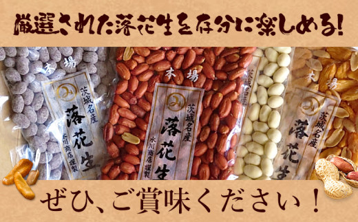 【水川商店謹製】ピーナツ豆菓子 4種 セット 大柿 ココア チーズ 味付き 株式会社TMO結城《30日以内に出荷予定(土日祝除く)》 茨城県 結城市 おつまみ つまみ 柿ピー おやつ 詰合せ 豆類