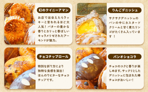 ばくto Pan ディニッシュ Lover セット 8種類 11個 詰め合わせ （くるみパンオブザイヤー2020グランプリ受賞店） 《90日以内に出荷予定(土日祝除く)》 茨城県 結城市 パン 食パン ディニッシュ クロワッサン クイニーアマン おやつ 【配送不可地域あり】（沖縄・離島）