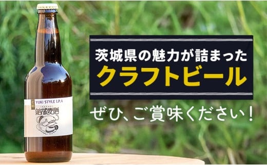 つむぎの郷発祥！クラフトビール 330ml おまかせ 6本 定期便 6回 株式会社結城麦酒《90日以内に出荷(土日祝除く)》茨城県 結城市 クラフトビール お酒 酒 ポップ 結城市産