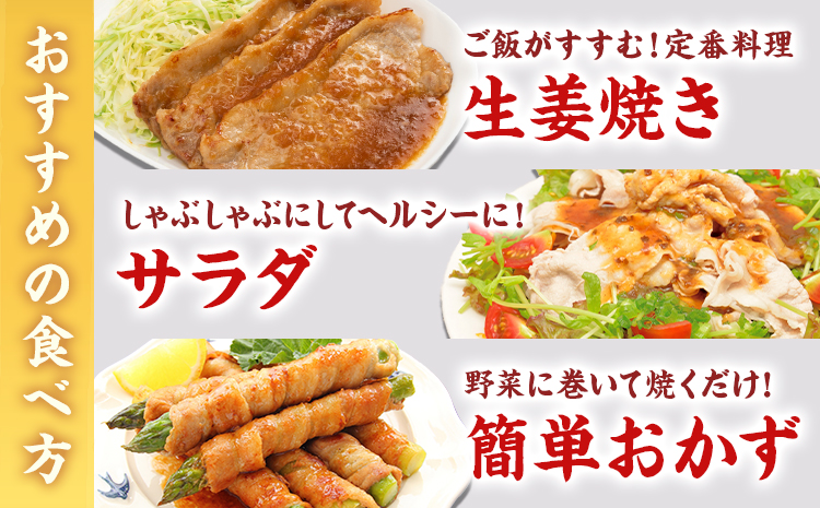 茨城県産 豚肉 ロース スライス  1kg 1パック 500g 株式会社セントラルフード 《60日以内に出荷予定(土日祝除く)》肉 豚肉 ロース 国産 スライス 生姜焼き 茨城県 結城市