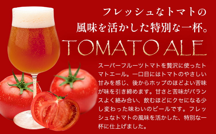 ビール クラフトビール トマト TOMATO ALE 330ml × 3本 《30日以内に出荷予定(土日祝除く)》 QUADRA BREWING ＆ GARAGE 茨城県 結城市 お酒 酒 とまと 結城市産