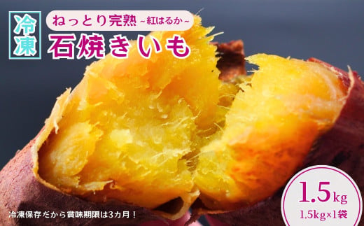 【訳あり】ねっとり甘い 紅はるかの冷凍石焼き芋1.5kg  | スイーツ ダイエット 小分け ギフト プレゼント 国産 無添加 茨城県産 さつまいも サツマイモ 芋 おやつ 石焼き芋  紅はるか シルクスイート 紅はるか ねっとり 甘い 完熟 熟成 冷やし 訳あり 茨城県 龍ケ崎市