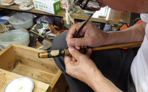 蒔絵入りボールペン＜美人画・黒＞1本 | ボールペン ペン 桐箱（化粧箱つき）ギフト プレゼント 贈り物 入学祝い 卒業祝い 就職祝い 退職祝い 記念品 贈答品 父の日 母の日 小物 国産 釣り 茨城県 龍ケ崎市