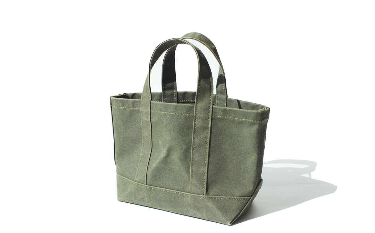 【自衛隊天幕生地使用】GTIトートバッグ　Sサイズ 【 帝国繊維 TEISEN テイセン トートバッグ 防水 防炎 防カビ ミリタリー バッグ アウトドア ファッション メンズ レディース 小さめ 】