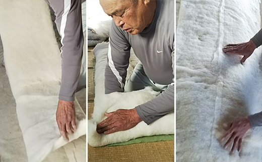 職人手作りの長座布団（75cm×180cm）【 ふとん ざぶとん 椅子 いす イス 座椅子 ソファ 】