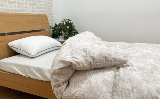 昭和西川 CMD 羽毛掛け布団 ベージュ ダブルロング ドイツ産グース90％ 380ダウンパワー【 昭和西川 選べる ベージュ ダブル ロング グース 羽毛掛けふとん 羽毛ふとん 羽毛布団 掛け布団 CMD コンフォート マイスター ダウン 上質 良質 保温 温かい 心地よい 肌ざわり フィット感 ふっくら ポリジン加工 抗菌 防臭 綿100％ 寝具 布団 安心 品質 厳選 眠り おうち時間 リラックス 至極 ライフスタイル 】