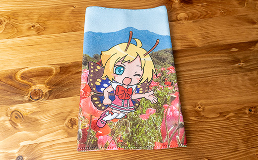 シモンちゃんフェイスタオル昇華転写プリント【 キャラクタータオル ポリエステル プリントタオル 】