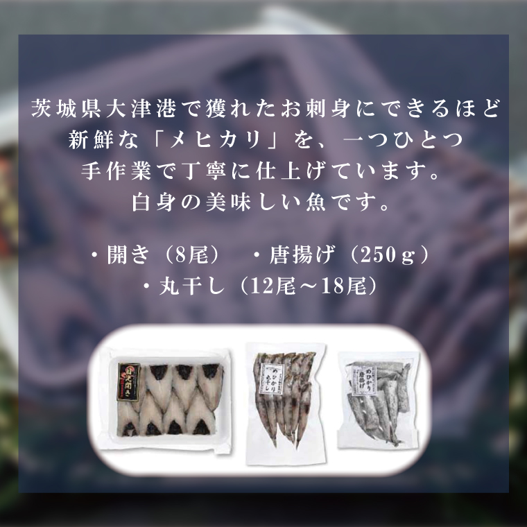 地魚「メヒカリ」食べ比べセット(AJ202)