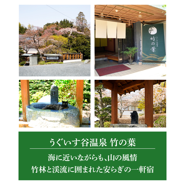 うぐいす谷温泉 竹の葉70,000円分ご宿泊券(CC105)