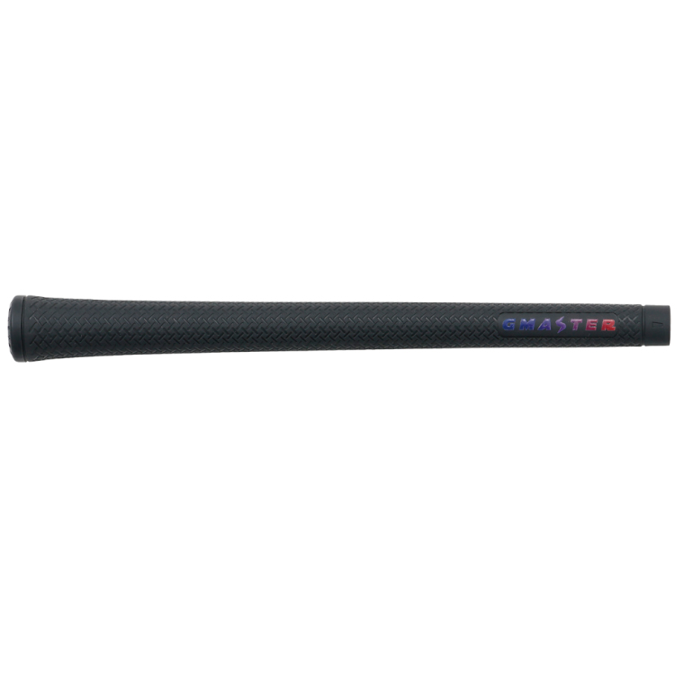 【10本セット】GMASTER GOLFGRIP(スタンダード　49g±1　バックライン無)　ブラック×マルチプル【ゴルフ ゴルフグリップ 高精度 スタイリッシュ グリップ 国産 国内生産】（CW016）