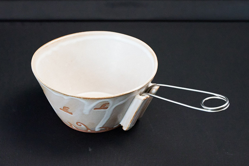 耐熱陶器 シェラカップ WHITE-1 コンドル【笠間焼】 IO-002