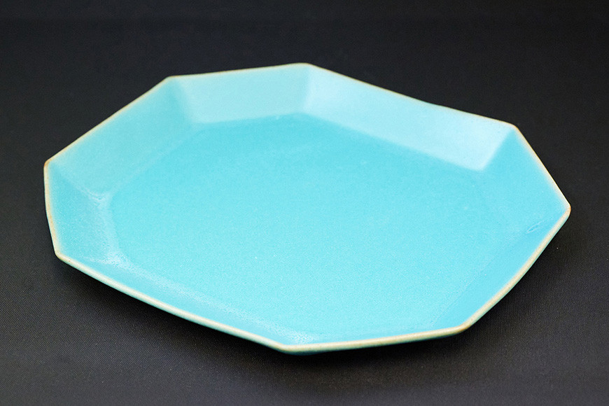 へルッカセラミカ ベリルプレート Lサイズ【笠間焼】向山窯 IQ-001