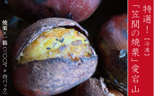 焼き栗 1.2kg(300g×4パック) 冷凍 栗 くり 国産 特選 焼栗 愛宕山 ギフト プレゼント 贈答用 果物 デザート フルーツ スイーツ 秋 お菓子 おやつ 間食 あいきマロン株式会社 笠間市 茨城県 いばらき 【数量限定 2026/9/20まで受付】