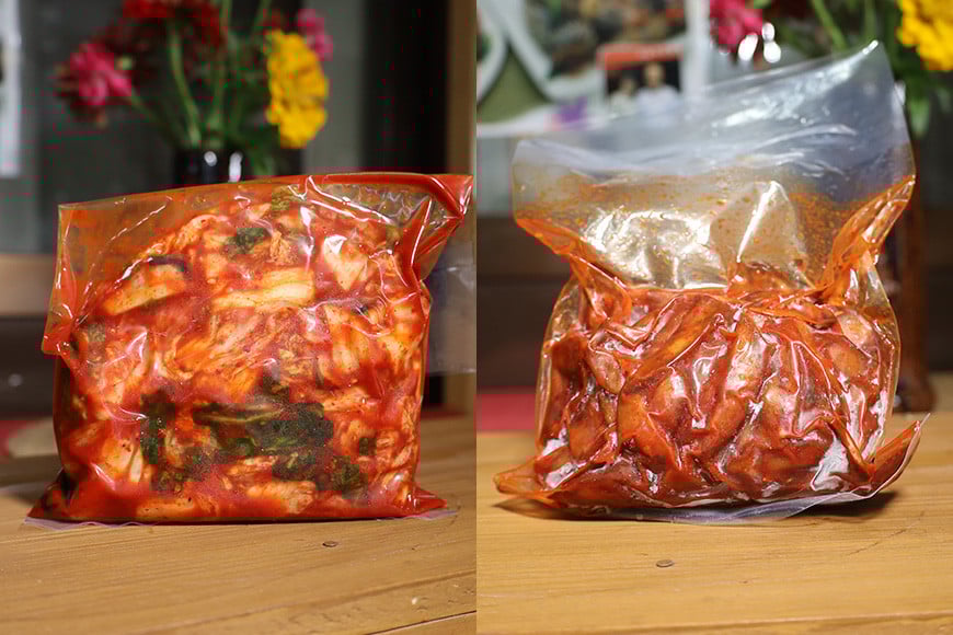 キムチ 6種 (きゅうり らっきょう ごぼう 白菜 季節のキムチ2種 )セット 2.1kg ~ 2.7kg (1袋 約350~450g×6種類) 本場韓国の味 手作りキムチ 胡瓜 ラッキョウ ゴボウ 6種 セット 韓国 AF-003