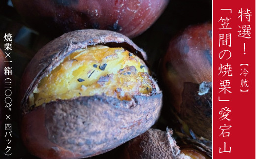 焼き栗 1.2kg(300g×4パック) 冷蔵 栗 くり 国産 特選 熟成栗 焼栗 愛宕山 ギフト プレゼント 贈答用 果物 デザート フルーツ スイーツ 秋 お菓子 おやつ 間食 あいきマロン株式会社 笠間市 茨城県 いばらき 【数量限定 2026/9/20まで受付】