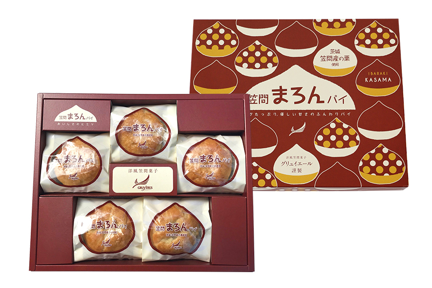 栗菓子 2種セットA(おちぼ栗&まろんパイ) 栗チョコクッキー 笠間まろんパイ チョコ クッキー スイーツ 栗 くり クリ 栗スイーツ 国産 ギフト プレゼント 笠間市 かさま 茨城県 いばらき AB-002