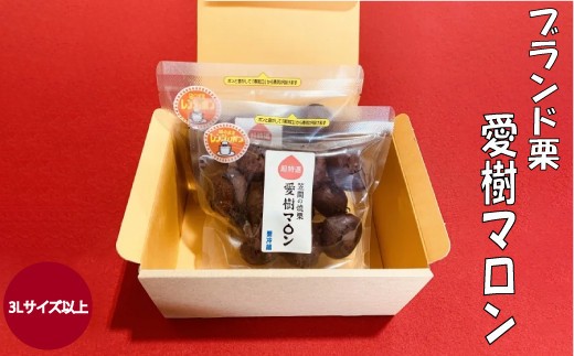 熟成させた「笠間の焼栗」愛樹マロン 超特選 1箱(300g×2パック) 焼栗 焼き栗 栗 国産 個包装 くり 和栗 ギフト プレゼント 秋 旬 おやつ スイーツ 果物 フルーツ 茨城県 笠間市 【7月5日まで受付・12月~7月順次発送予定】 AQ-020