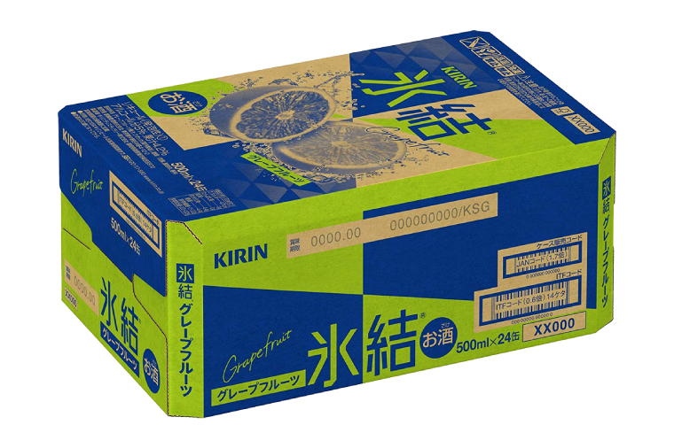 AB027-1　キリンビール取手工場産氷結グレープフルーツ500ml缶×24本
