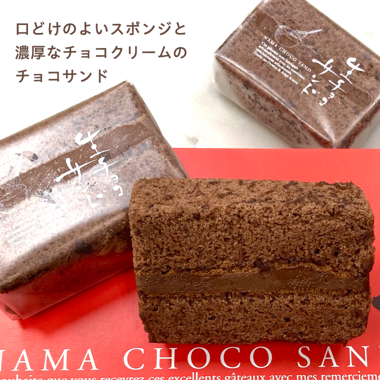 【 数量限定 】 生チョコ サンド 10個 贅沢 濃厚 スイーツ デザート ケーキ チョコレート 冷凍