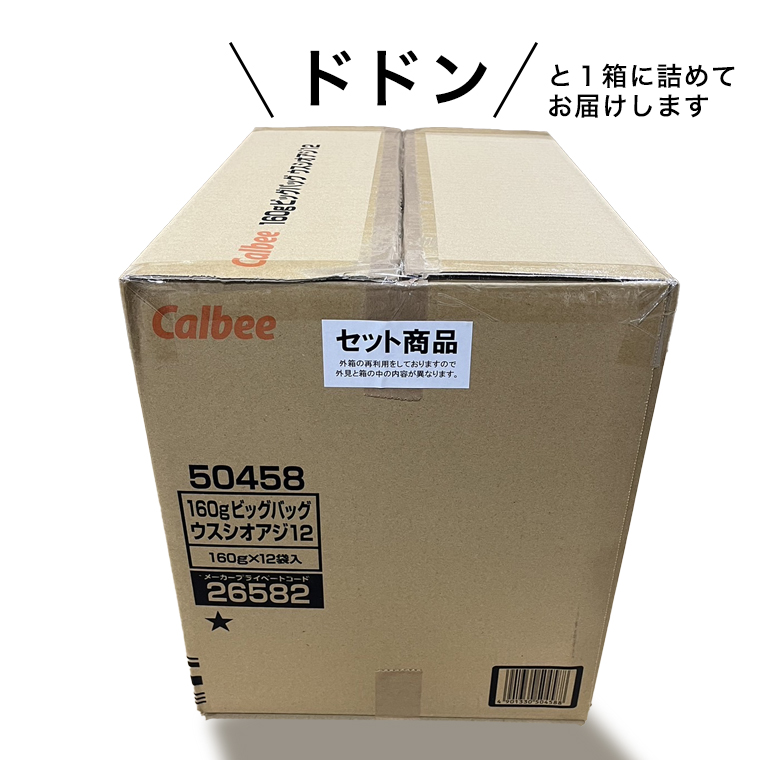 カルビー ポテトチップス BIGBAG 160g 3種 各4袋セット (計 12袋 ) うすしお ・ のりしお ・ コンソメパンチ ポテチ お菓子 おかし 大量 スナック おつまみ ジャガイモ じゃがいも まとめ買い 数量限定