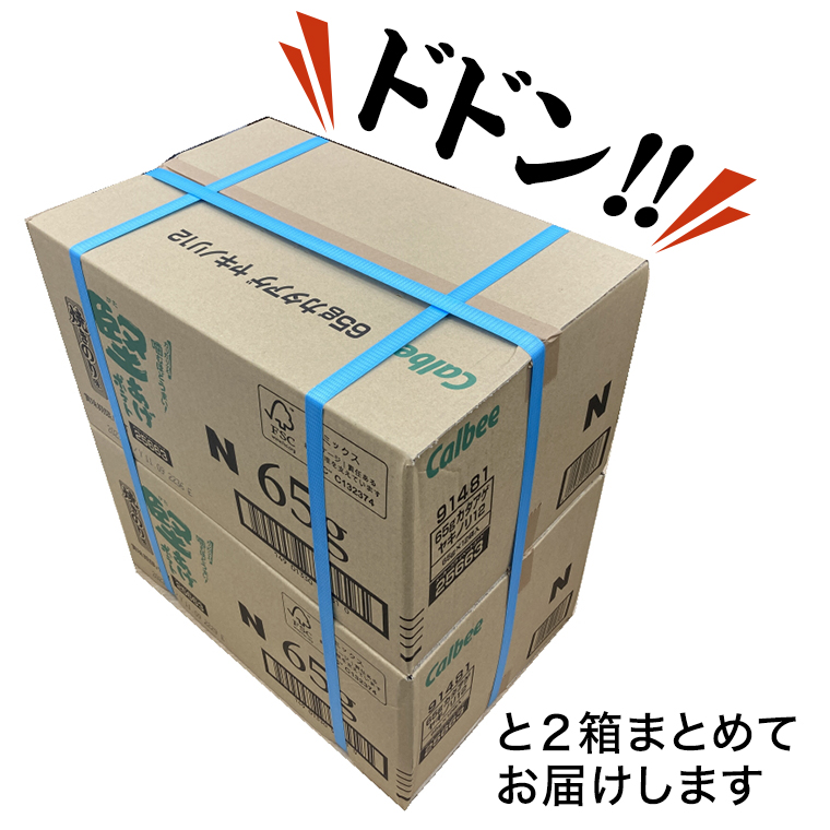 カルビー 堅あげポテト 焼きのり味 24袋 ( 2ケース ) 65g ポテチ お菓子 おかし 大量 スナック おつまみ ジャガイモ じゃがいも まとめ買い 数量限定