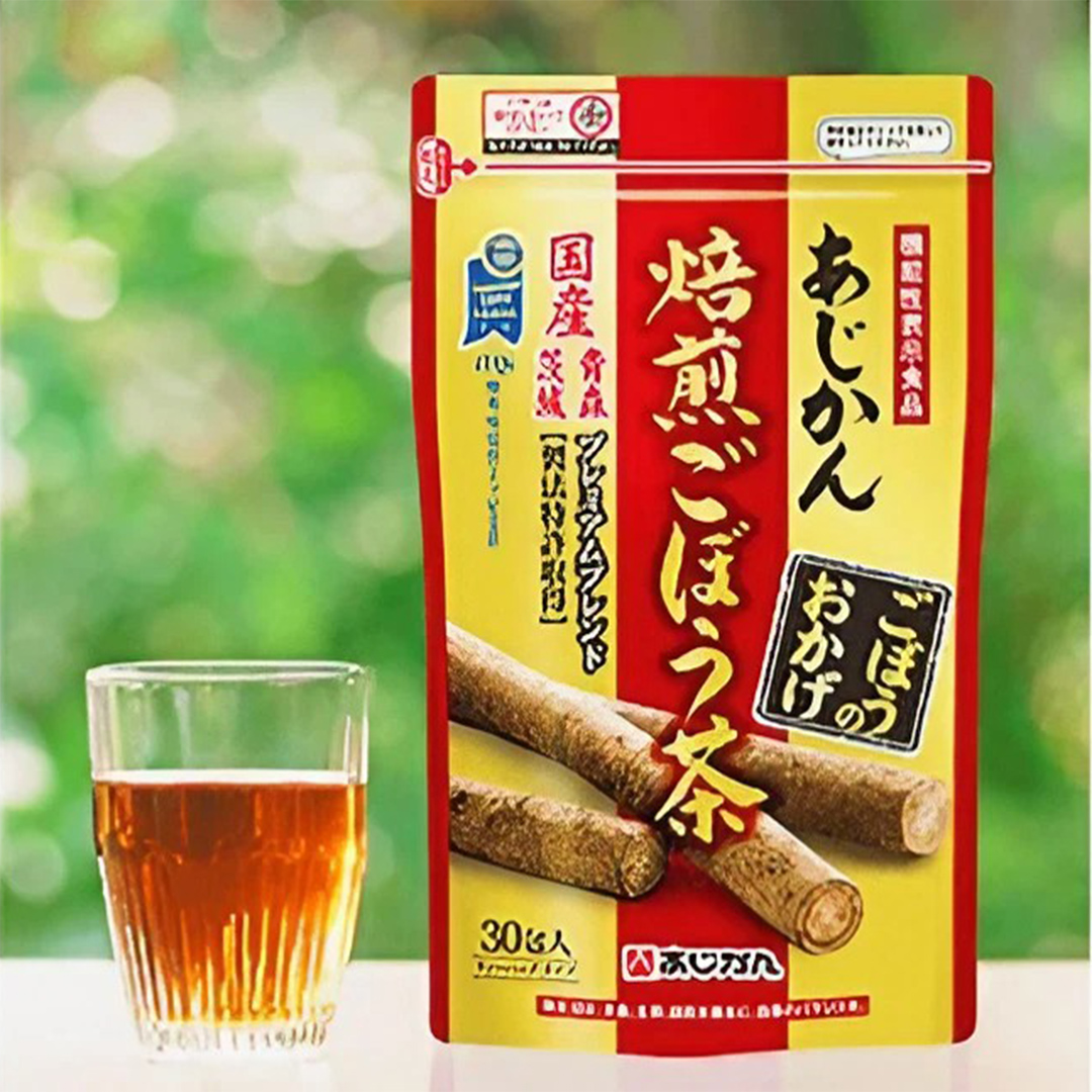 あじかん焙煎ごぼう茶　プレミアムブレンドごぼうのおかげ（2g×30包入り）×1袋