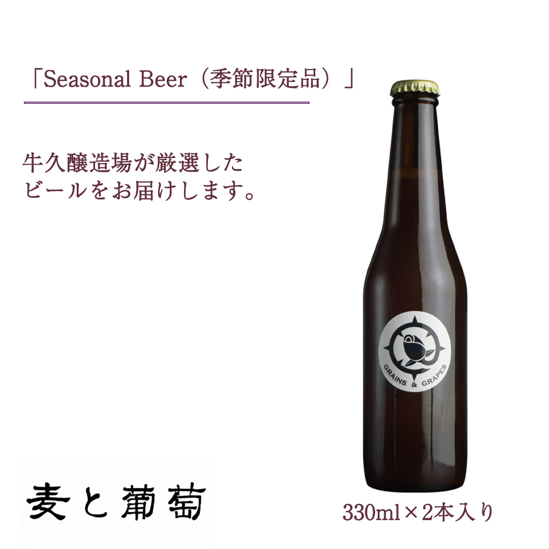 【 お歳暮 熨斗付 】 2年連続！《 ジャパン・グレートビア・アワーズ 受賞 》クラフトビール3種 計 6本セット 飲み比べ 茨城県産 牛久醸造場 330ml × 6本 ビール 地ビール クラフト お酒 贈り物 御歳暮 冬ギフト