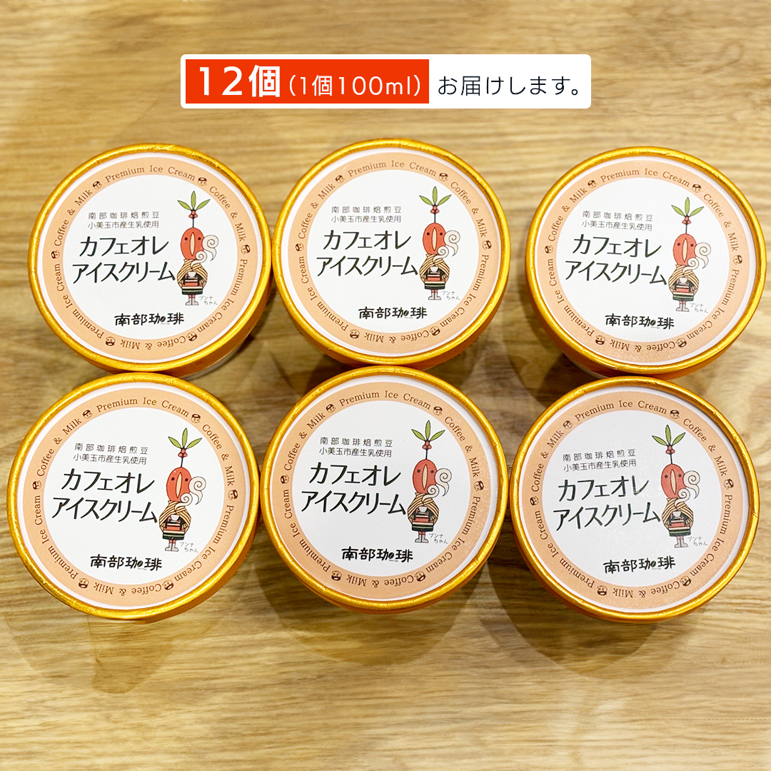 カフェオレ アイスクリーム 12個セット アイス デザート カップ 夏 贈り物 ギフト 冷凍 ひんやりスィーツ スイーツ