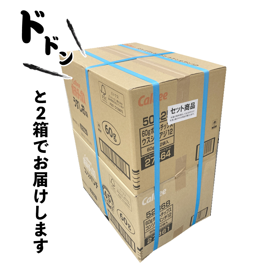 【 3ヶ月 連続 定期便 】カルビー ポテトチップス 60g 4種類 詰め合わせ  24袋 1度のお届けで 計 24 袋 うすしお 6袋 コンソメ 6袋 のりしお 6袋 フレンチサラダ6袋 スナック おつまみ ジャガイモ じゃがいも まとめ買い 定期便 頒布会 数量限定