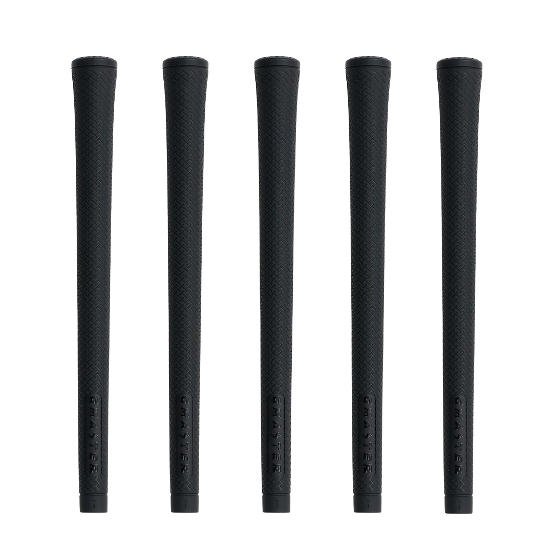 GMASTER GOLFGRIP ( スタンダード ) ブラック × ブラック 5本 ゴルフ グリップ ゴルフグリップ 日本製