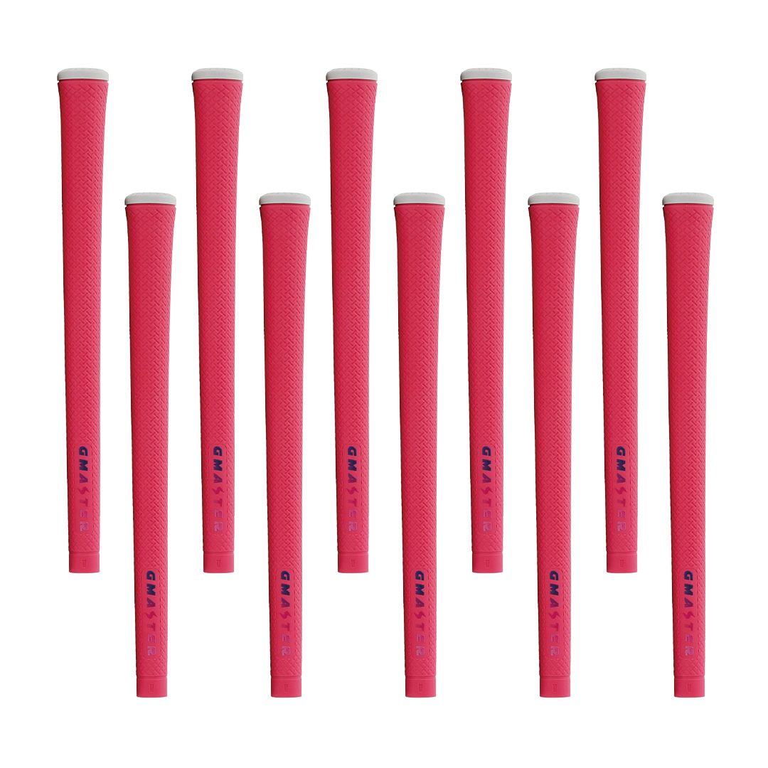 GMASTER GOLFGRIP ( スタンダード ) ピンク × マルチプル 10本 ゴルフ グリップ ゴルフグリップ 日本製