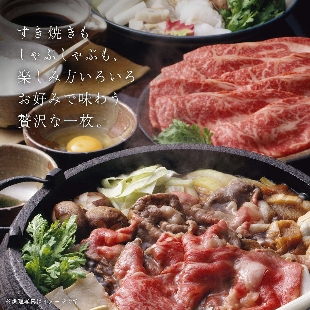 【常陸牛】すき焼き しゃぶしゃぶ用 ( 赤身 450g )( 霜降 400g ) 食べ比べ セット ( 茨城県共通返礼品 ) 牛肉 国産 お肉 肉 すきやき すきやき肉 A4 A5 ブランド牛 黒毛和牛 和牛 国産黒毛和牛 国産牛